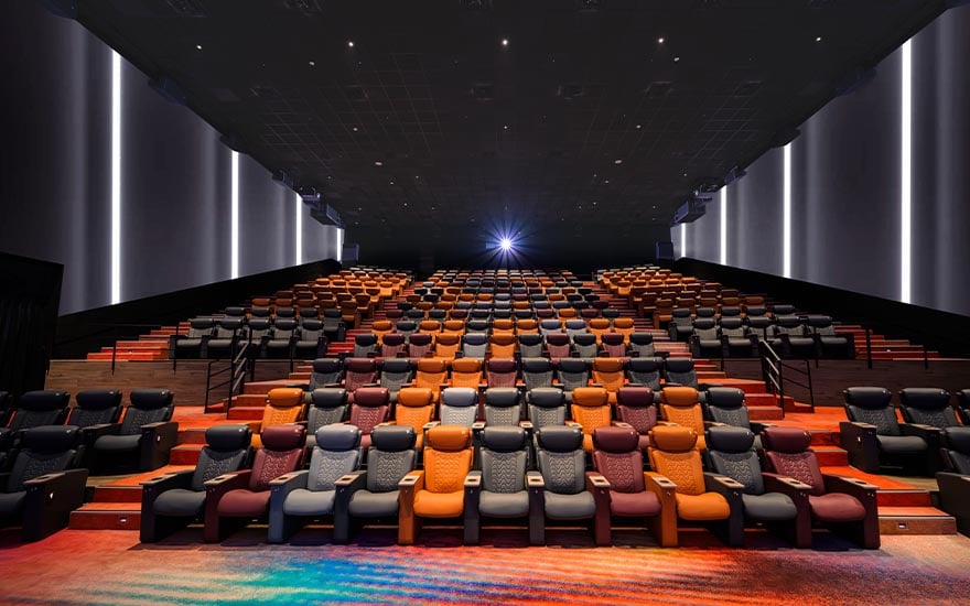 Featuring 12 screens powered by Christie RGB pure laser projectors, Taipei Dome Showtime Cinemas promises a captivating moviegoing experience
