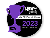 2023 rAVe Best New Digital Signage Display: MicroTiles LED 0.75mm